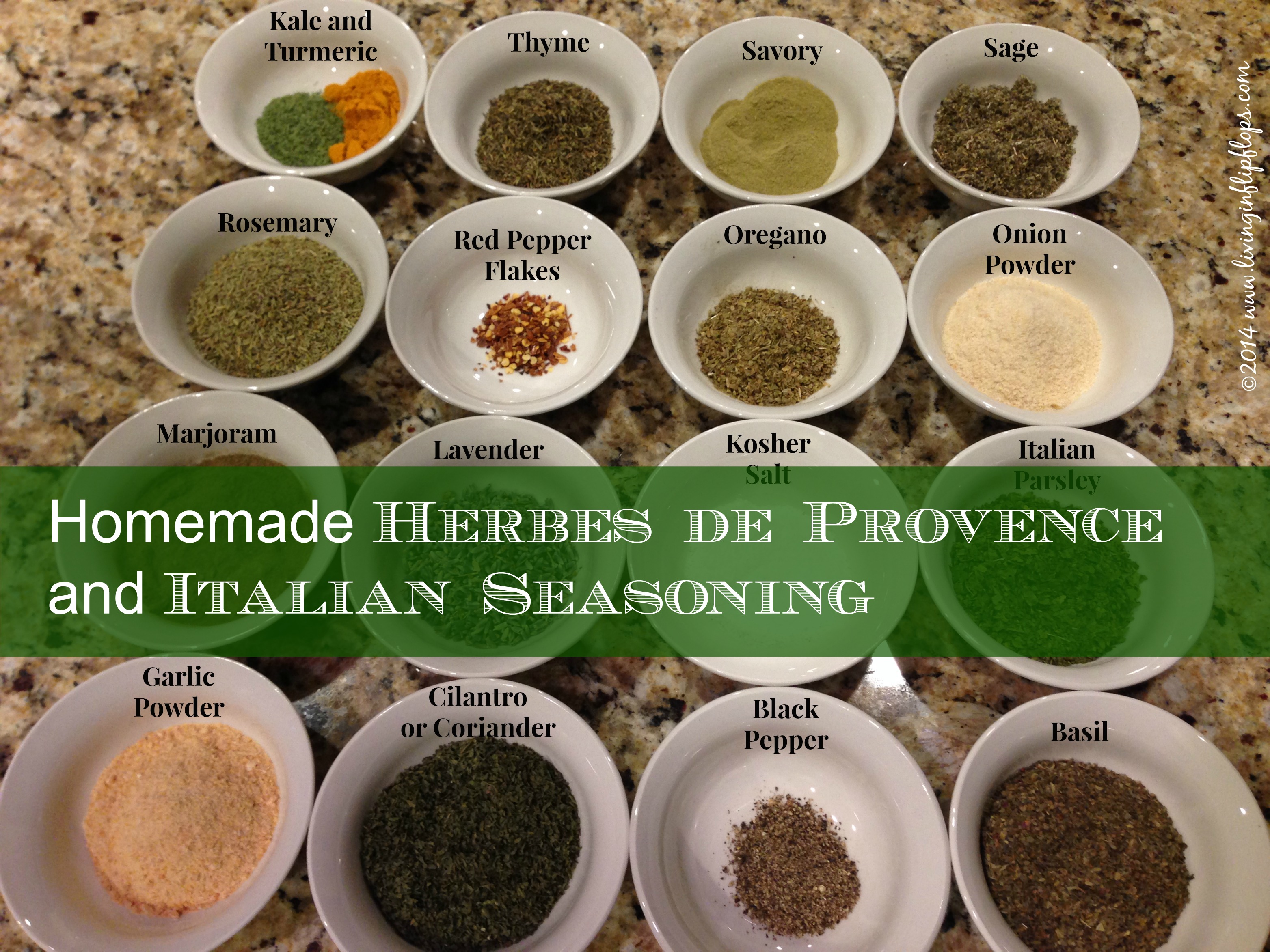 Homemade Herbes de Provence or Italian Seasoning  Living in Flip